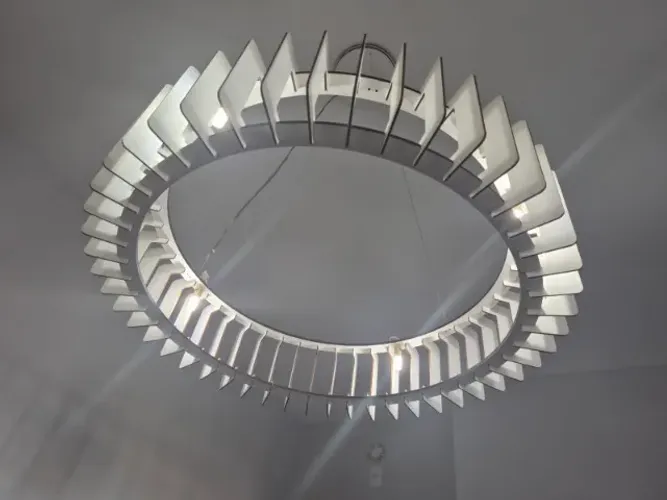 LUSTRE MODERNO MDF SEMI NOVO