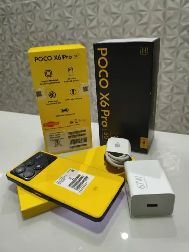 Xiaomi Poco X6 Pro 5G 512GB / 12GB RAM - Edição Especial Amarelo Couro (Impecável)