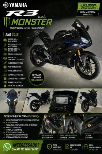 YAMAHA YZF R3 MONSTER