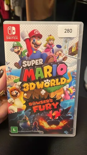Jogo Super Mario 3D World + Bowser's Fury Nintendo Switch