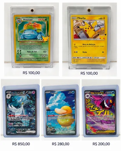 Cartas Pokémon Raras