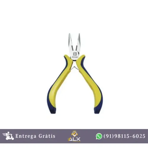 Alicate de Bico Reto 125mm 5" Hikari Hk-501 Cabo Emborrachado *ENTREGA GRÁTIS*