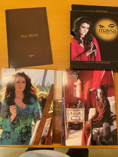 Maysa Quando Fala o Coração - Minissérie Completa 3 DVDs + Diário