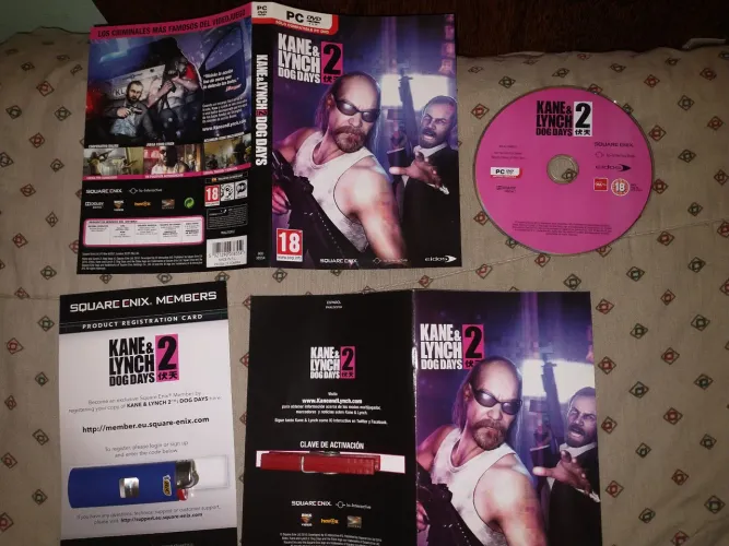 Kane and Lynch 2 Dog Days jogo físico original PC DVD