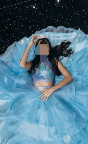 Saia e cropped Debutante tamanho P
