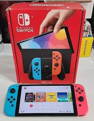 Nintendo Switch Oled D3SBLOQU34DO Cartão 256gb