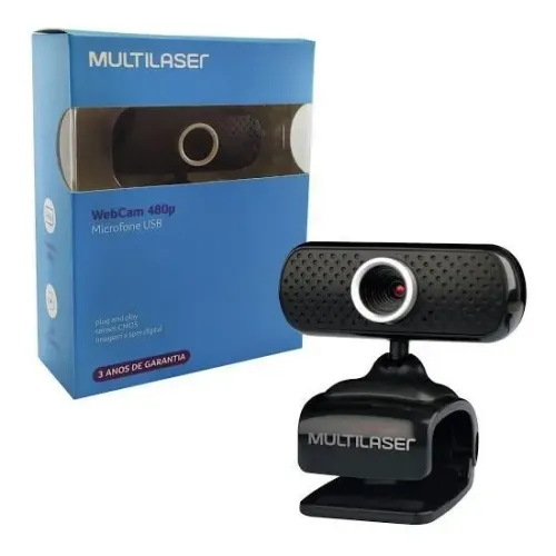 Webcam Multilaser 480p USB