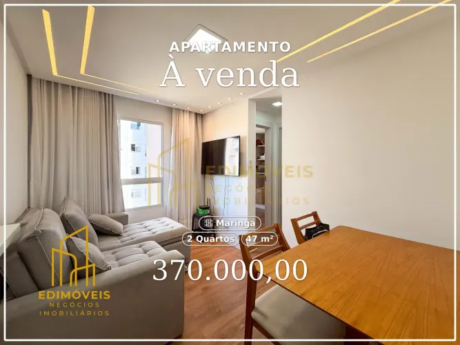 Apartamento em Maringá com Cozinha Planejada e Acabamentos de Alto Padrão