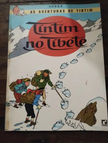 AS AVENTURAS DE TINTIM NO TIBETE ,EDITORA RECORD, 1970, SEM RASGOS OU RABISCOS