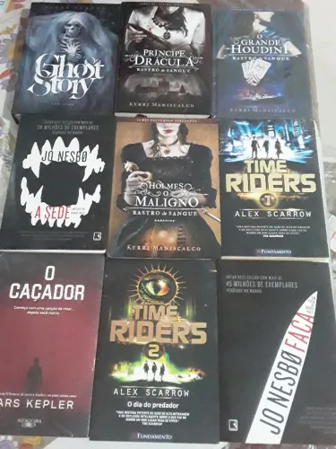 livros de suspense e ficção
