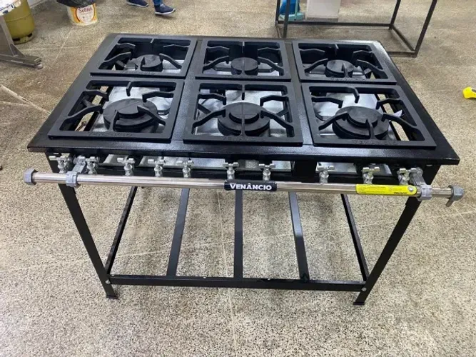 FOGÃO 6 BOCAS 30X30 VENANCIO NOVO