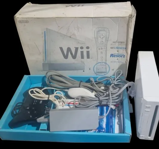 Nintendo Wii na caixa