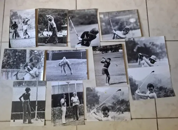Golfe - 12 Fotos De Competidores De Golfe -  1976