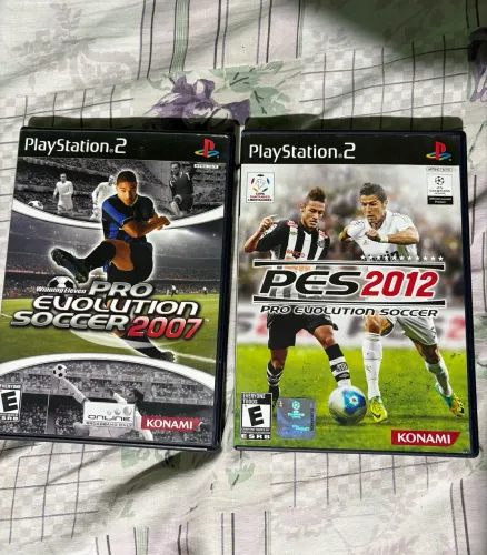Pes 2007 e Pes 2012 originais Ps2