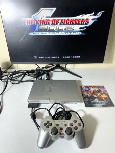PlayStation 2 slim prata