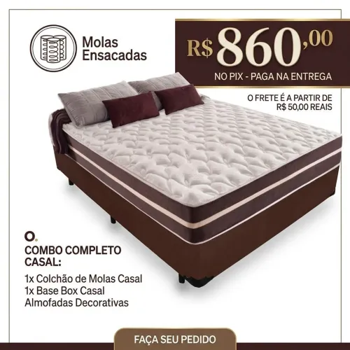 Combo casal molas emdacadas