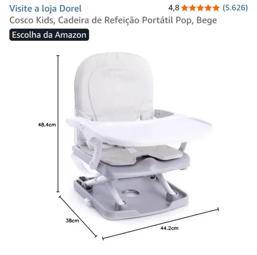Vendo cadeira de refeição nova na caixa - bebê, criança