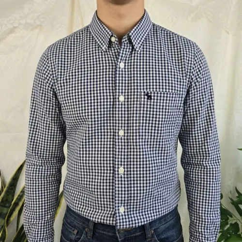 Camisa Abercrombie M/G xadrez