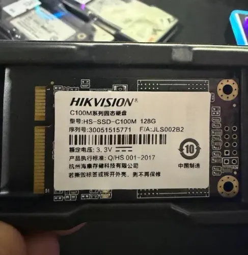 SSD HIKVISION, 128GB, mSATA OEM - NOVO