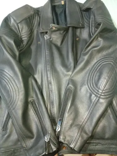 Jaqueta de couro masculino