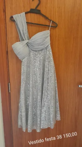 Vestido festa Midi tamanho 38