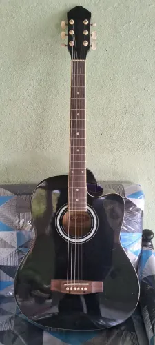 Violão elétrico preto Madrid MDS-200EC BK