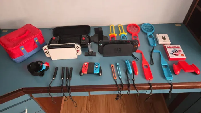 Nintendo switch 1 & 2 - completíssimo!