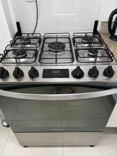 Fogão Inox 5 bocas