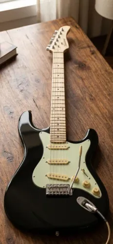 Guitarra stringberg STS-100 preta