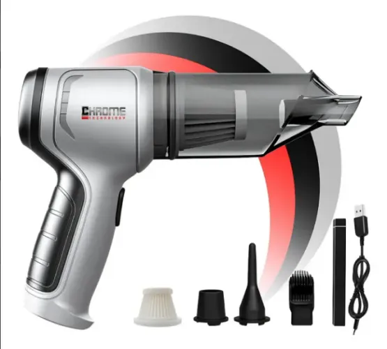 Super Soprador e Aspirador 3 em 1 - Compacto e Potente (USB)