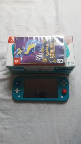 NINTENDO SWITCH LITE + POKEMON VIOLET + SD 128GB