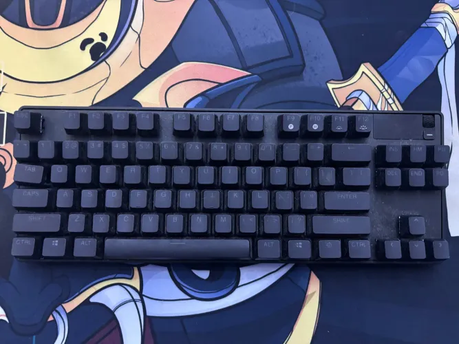 apex pro tkl 2023 tecla TAB rachada e 6 LEDS queimados