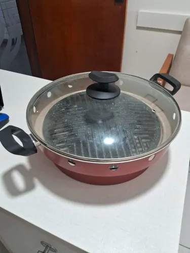 PANELA CHURRAQUEIRA DE FOGÃO