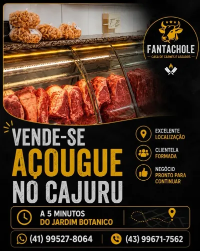 VENDE SE AÇOUGUE COM BOA LOCALIZAÇÃO