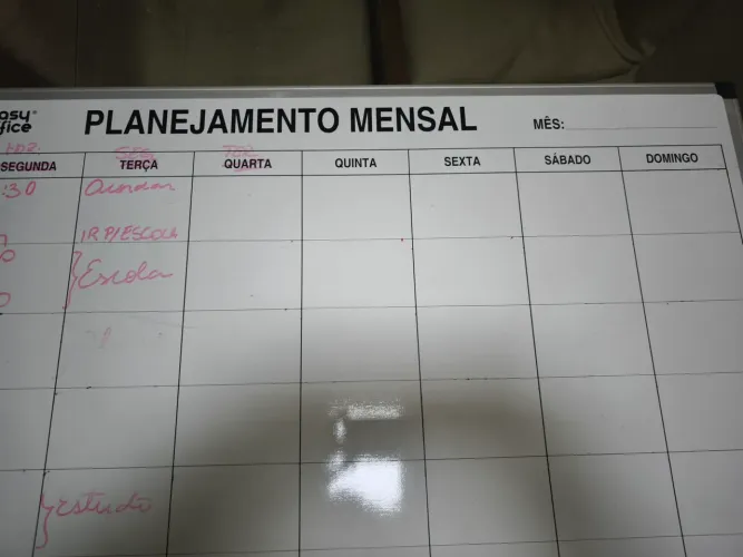 Planejamento Quadro Branco