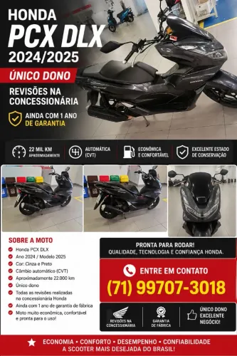 Honda PCX DLX 2024/2025