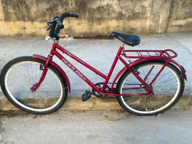 ? Bicicleta Poty Aro 26 - Vermelha