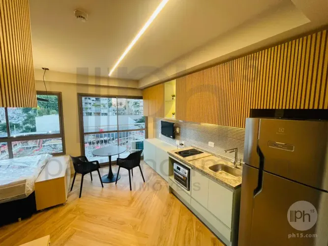 Studio novo e mobiliado para venda e locação