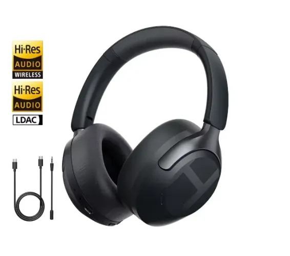 [Lacrado] Headphone Haylou S40 fone de ouvido bluetooth 6.0 com microfone musica Novo