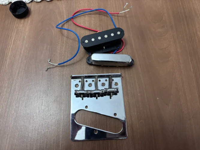 Ponte e captadores para telecaster/thinline