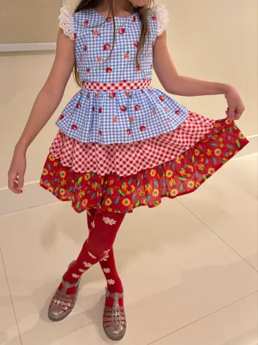 Vendo Vestido Junino + Meia Calça 