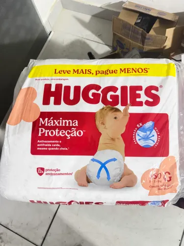 Fralda Huggies pacotão G