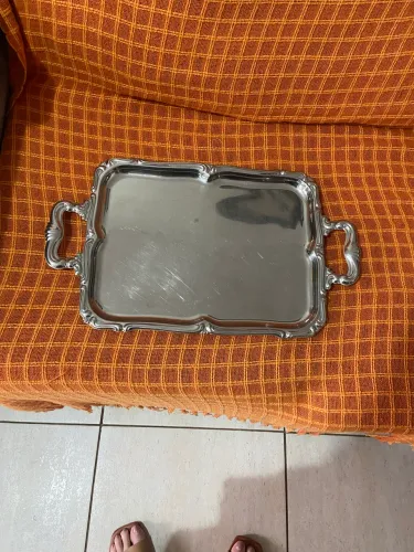 Bandeja Aço Inox Antigo