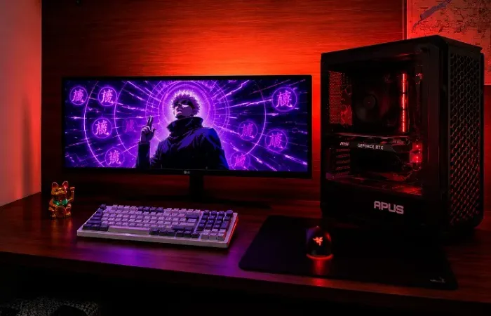 PC Gamer COMPLETO RTX 4060 - Com Monitor Ultrawide e Periféricos
