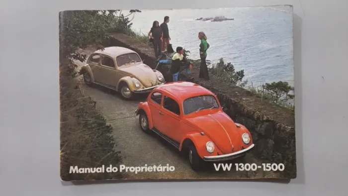 Manual do proprietario Original VW Fusca 1300-1500