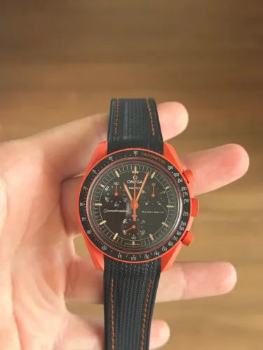 Relógio Omega original Bioceramic MoonSwatch Mission to Mars