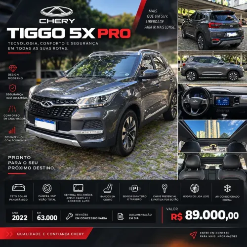 Chery Tiggo 5X TXS 1.5 16V Turbo Flex Aut. 2022
