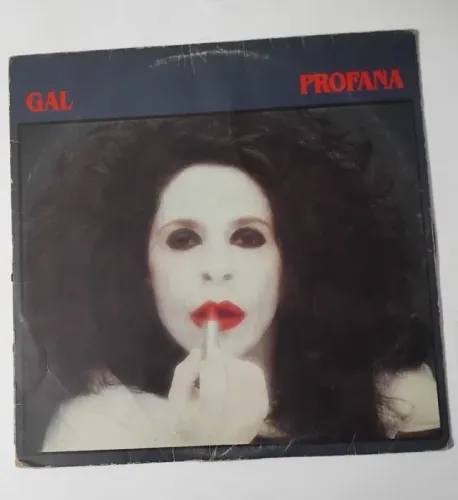 VINIL - LP Gal Costa "PROFANA" (1984). Um dos discos mais conhecidos da Gal, raridade.