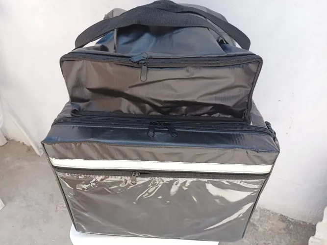 Bag térmica de lona forte com costura reforçada 