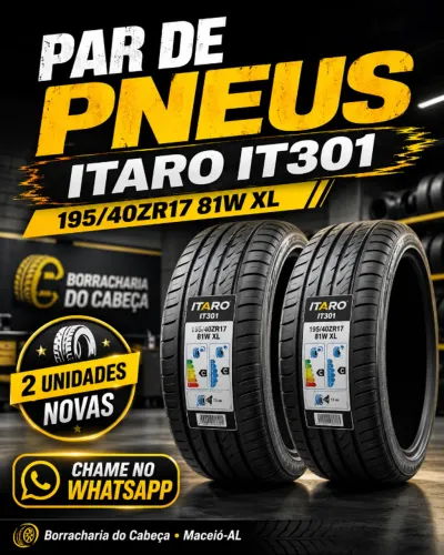 Par de Pneus Itaro IT301 195/40ZR17 81W XL ? Novos
